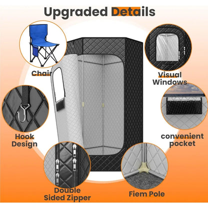 Portable Large Home Steam Sauna !