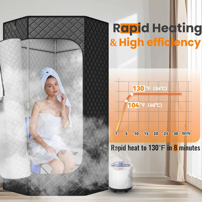 Portable Large Home Steam Sauna !