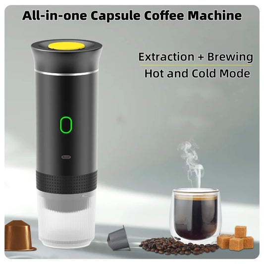 USB Portable Electric Espresso Machine 3-In-1